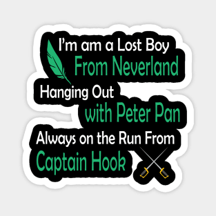 Lost Boy Peter Pan Inspired Design Magnet