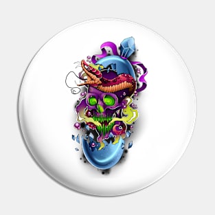 Poison Skull Pin