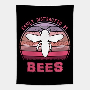 Easily Distracted By Bees Tapestry