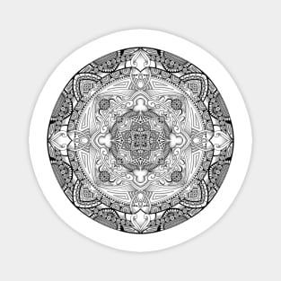 Abstract Mandala Magnet