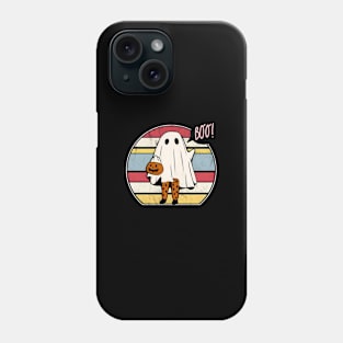 Cute Ghost boo - retro vintage design Phone Case