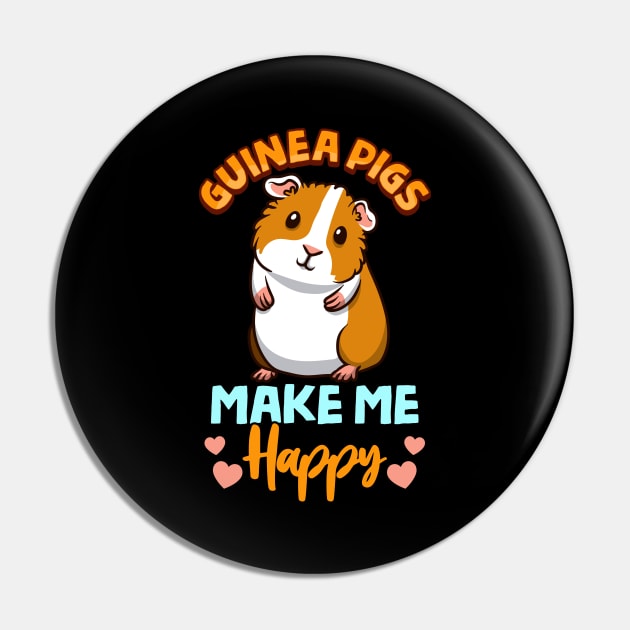 Adorable Guinea Pigs Make Me Happy Pin by theperfectpresents