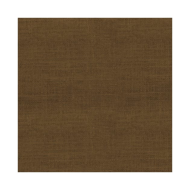 Medium Brown Christmas Burlap Cloth by podartist