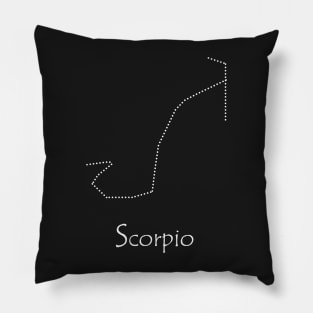 Scorpio constellation Pillow