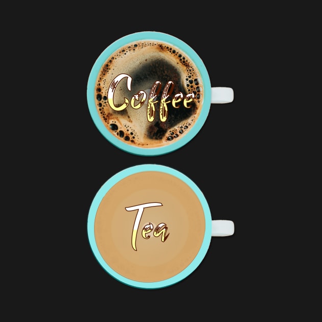 Tea coffee cups - signs for cafe, bars, coffee shops by Happyoninside