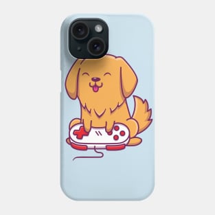 Cute Dog Gaming Cartoon Phone Case