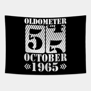 Happy Birthday To Me You Daddy Mommy Son Daughter Oldometer 55 Years Old Was Born In October 1965 Tapestry