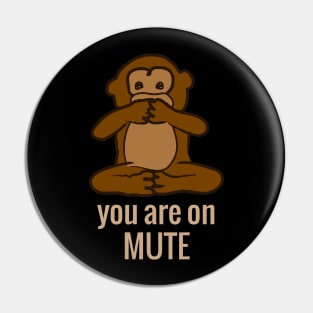 You are on mute Pin