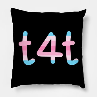 t4t (Transfeminine Colors) Pillow