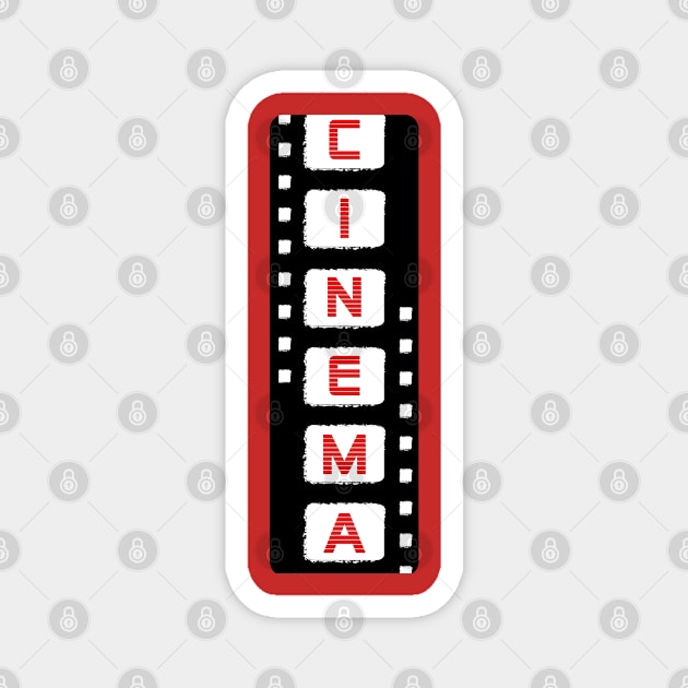 Cinema Reel Magnet by Scar