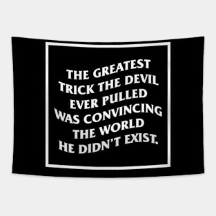 The Greatest Trick Devil Tapestry