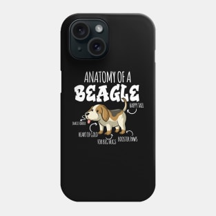 ANATOMY OF A BEAGLE Phone Case