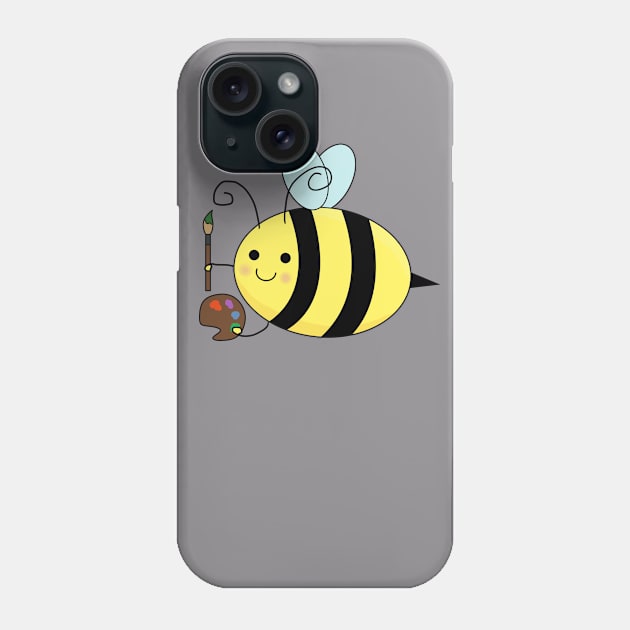 Bee Creative Phone Case by MoggyCatDesigns