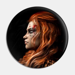 Queen Boudica Pin