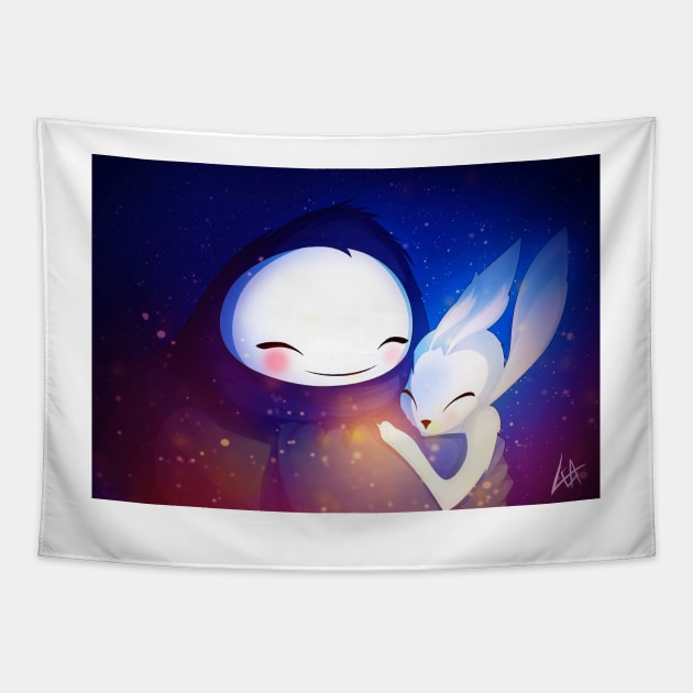 Ori & Naru Tapestry by Leassel