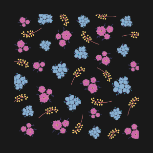 Cute Floral Pattern Design T-Shirt