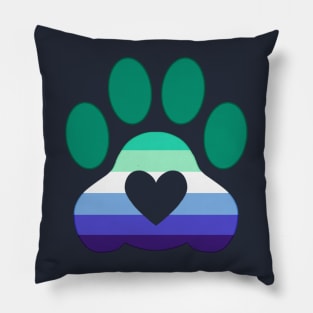 Pride Paw: Gay Man Pride Pillow