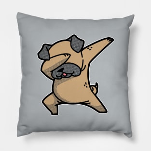 Dabbing Dog Pillow