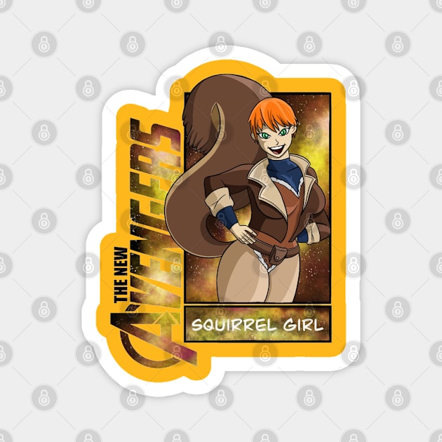 Squirrel Girl Design Magnet by SierraGraphics