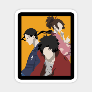 SAMUARAI CHAMPLOO - FUU, JIN, & MUGEN Magnet