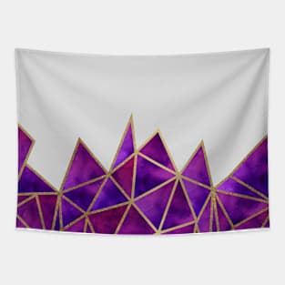 Galaxy & Gold Geometric Tapestry