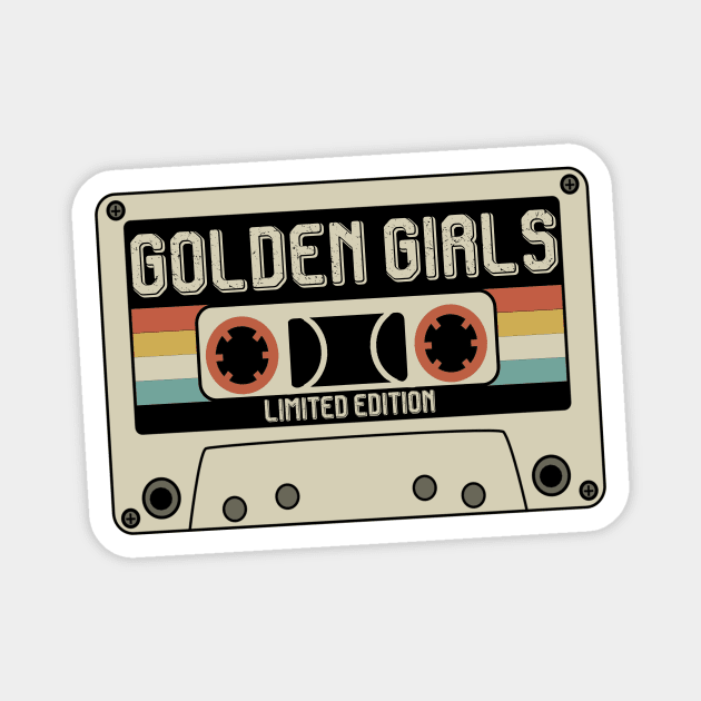 Golden Girls  - Limited Edition - Vintage Style Magnet by Debbie Art