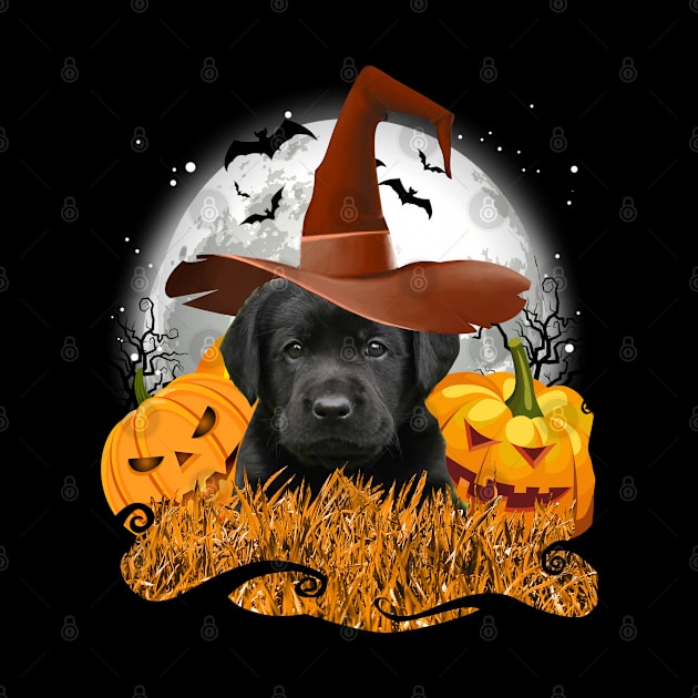 Halloween Labrador retriever by designathome