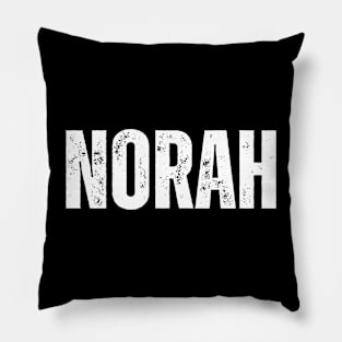 Norah Name Gift Birthday Holiday Anniversary Pillow