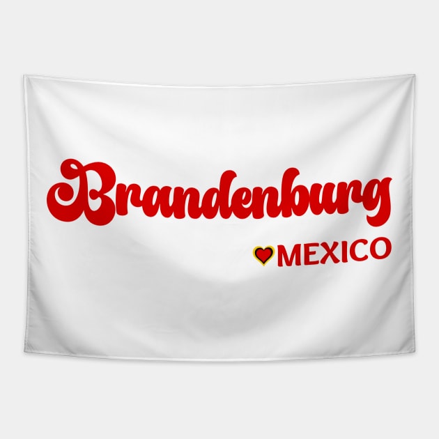 Brandenburg: I love Germany  Deutschland Tapestry by teezeedy