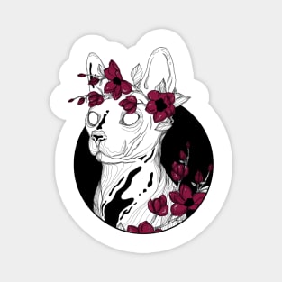 Flower Sphynx Magnet