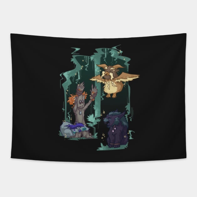 Druid party Tapestry by ArryDesign