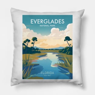 EVERGLADES NATIONAL PARK Art Pillow