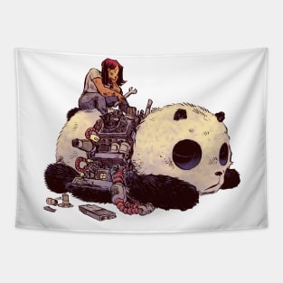 Panda Repair Tapestry