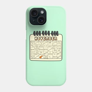 November (April's Song) Phone Case