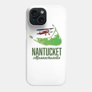 Nantucket Massachusetts Map Phone Case