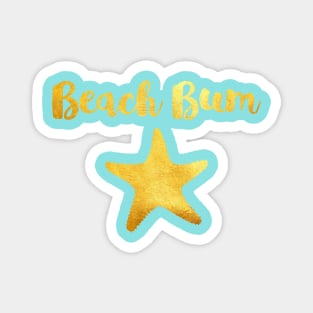 Beach Bum and starfish Magnet