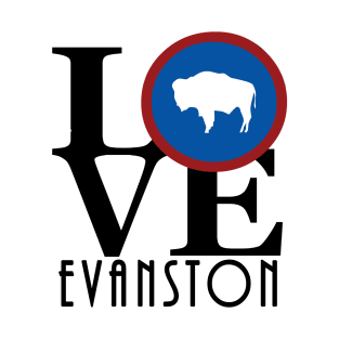 LOVE Evanston WY T-Shirt