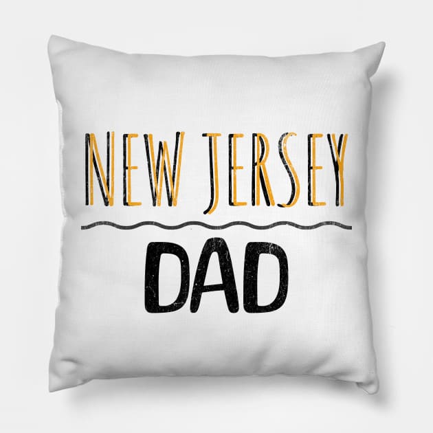 New Jersey dad Pillow by Craftycarlcreations