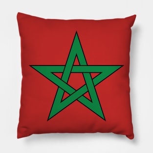 Morocco - Moroccan Flag Pillow