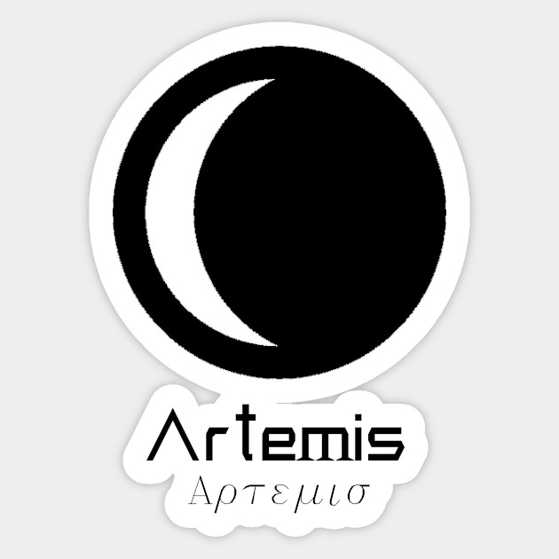Minimalist Artemis Artemis Aufkleber Teepublic De