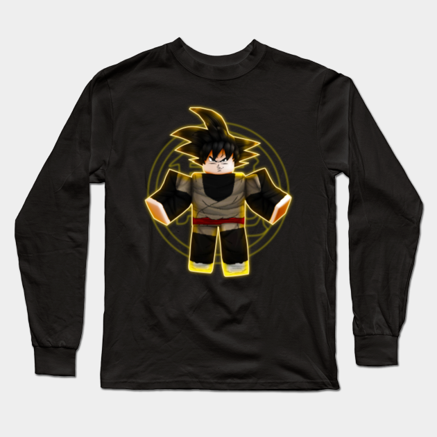 Roblox Goku Black Roblox Long Sleeve T Shirt Teepublic - goku t shirt roblox dragon ball