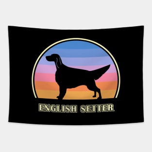 English Setter Vintage Sunset Dog Tapestry