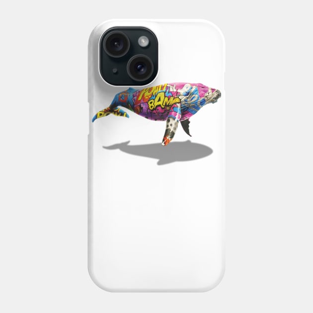 Graffiti Whale Phone Case by jamesormiston