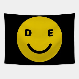 Delaware State Smiley face Tapestry