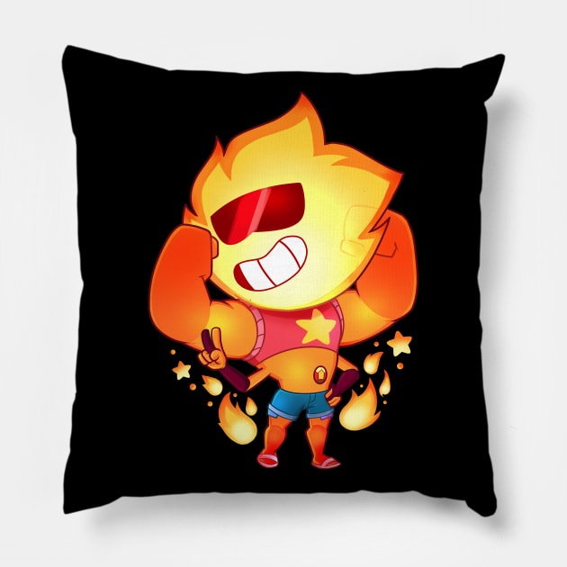 SunStone Pillow by Vinniedraws