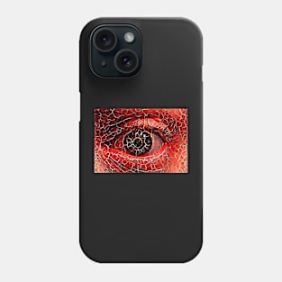 Crimson Cracked Red Eye of Madness Phone Case