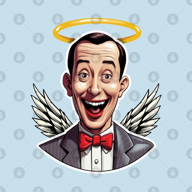 Pee Wee Herman Angel RIP by Geektastic Designs