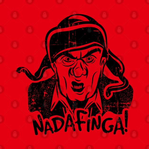 Christmas Story Nadafinga! (black print) by SaltyCult