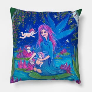 Lily fairy and babies Pillow