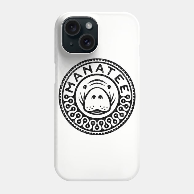 Manatee Iconic Design Phone Case by bangtees